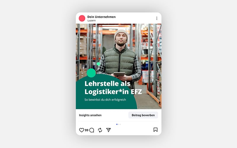 Vorschaubild Instagram Bewerbungstipps Lehrstelle