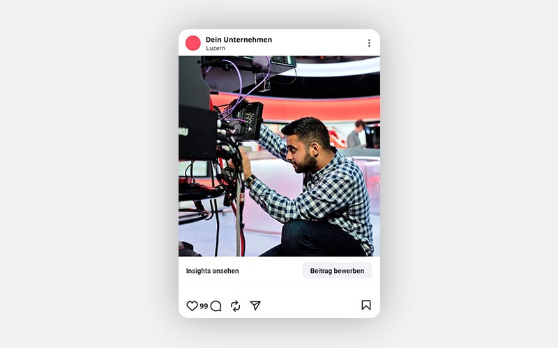 Vorschaubild Instagram Post für Video zu Lehrstelle
