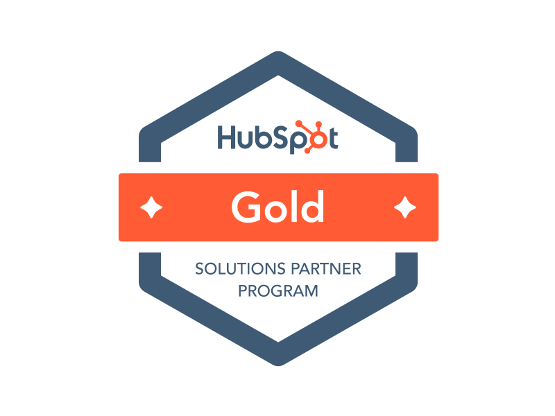 HubSpot Solutions Partner Gold Badge